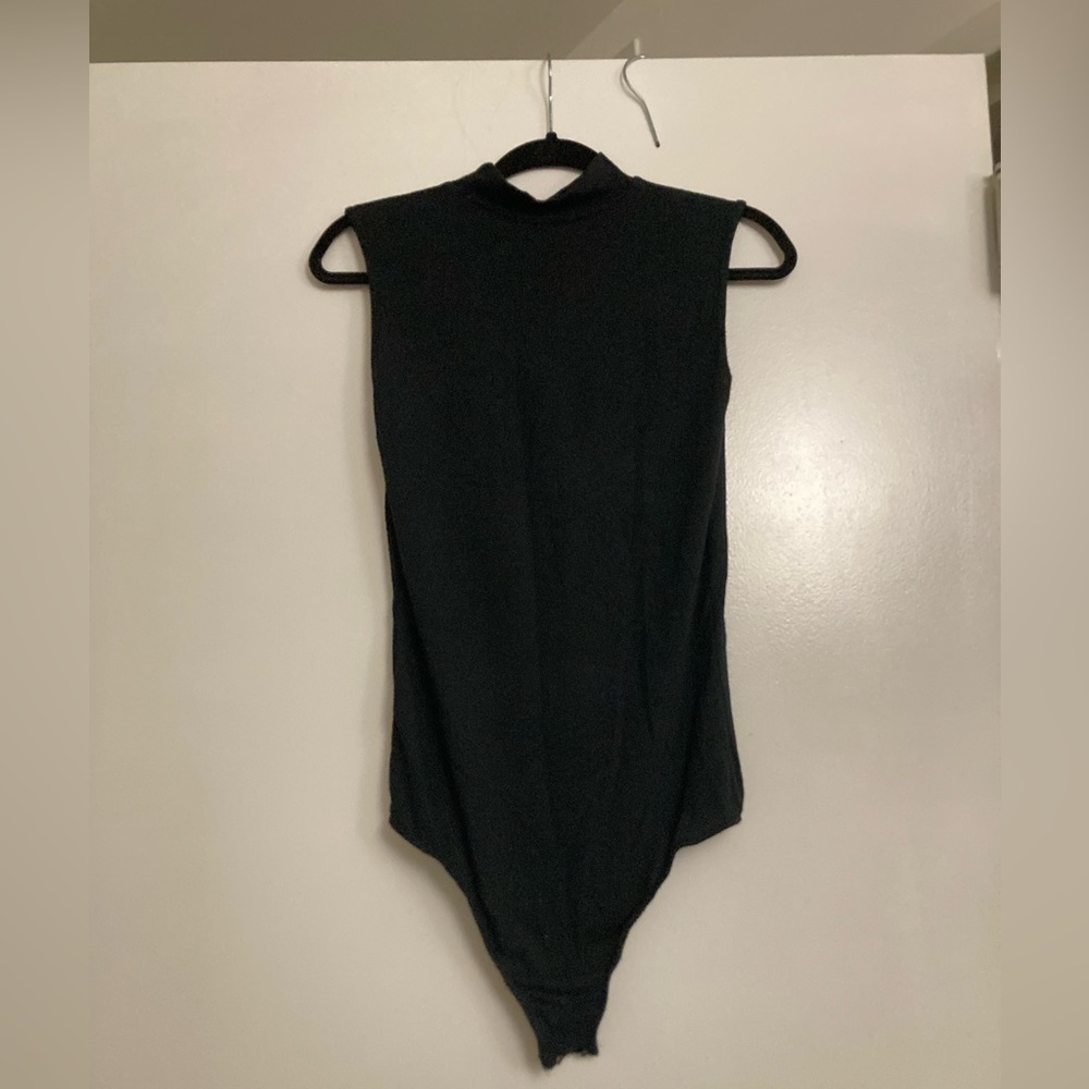 Gianni Bini (Dillards) Black Mockneck Bodysuit